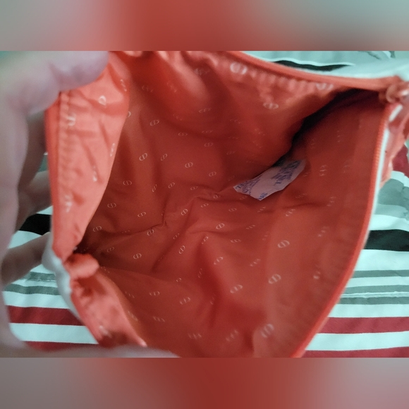 NWT CHRISTIAN DIOR Terry Cloth Summer Collection Pool Beach Wristlet Pouch WHITE - Picture 5 of 6